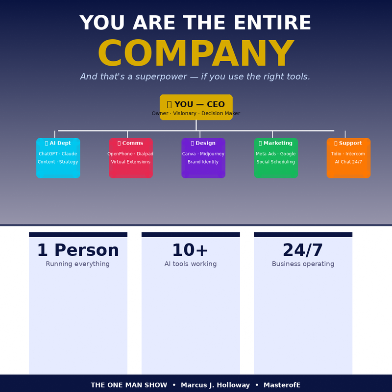 The One Man Show – Build, Run & Scale a Solo Business Like a Full Team