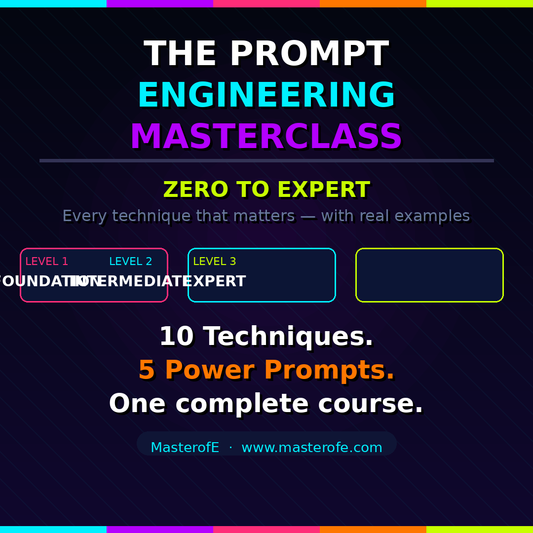 THE PROMPT ENGINEERING MASTERCLASS