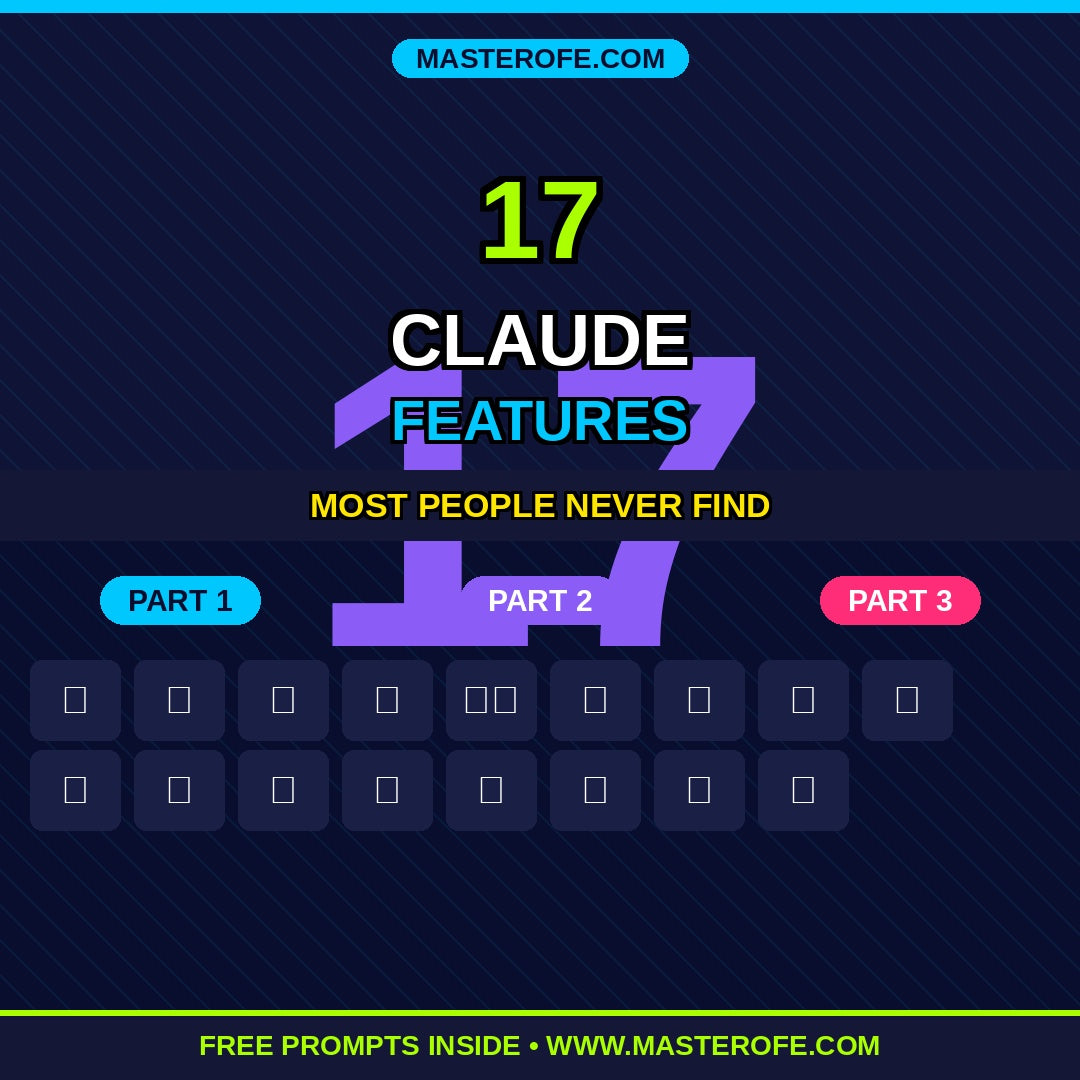 Claude AI 17 Powerful Features Most People Never Discover