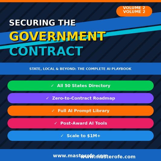 Govt Contracts Volume 2 The Complete Guide to Winning Government Contract Opportunities
