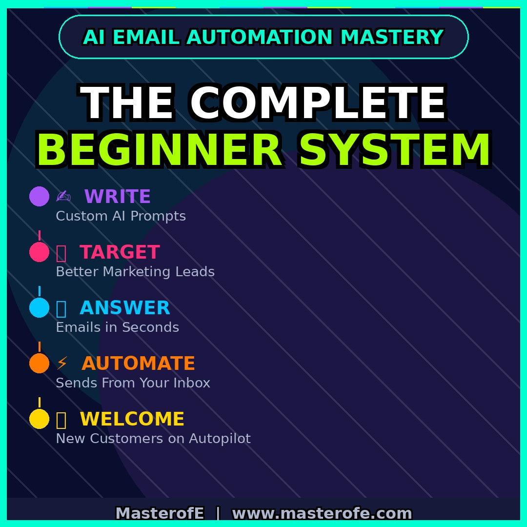 AI Email Automation Mastery – Digital eBook Master AI-Powered Email Workflows & Productivity