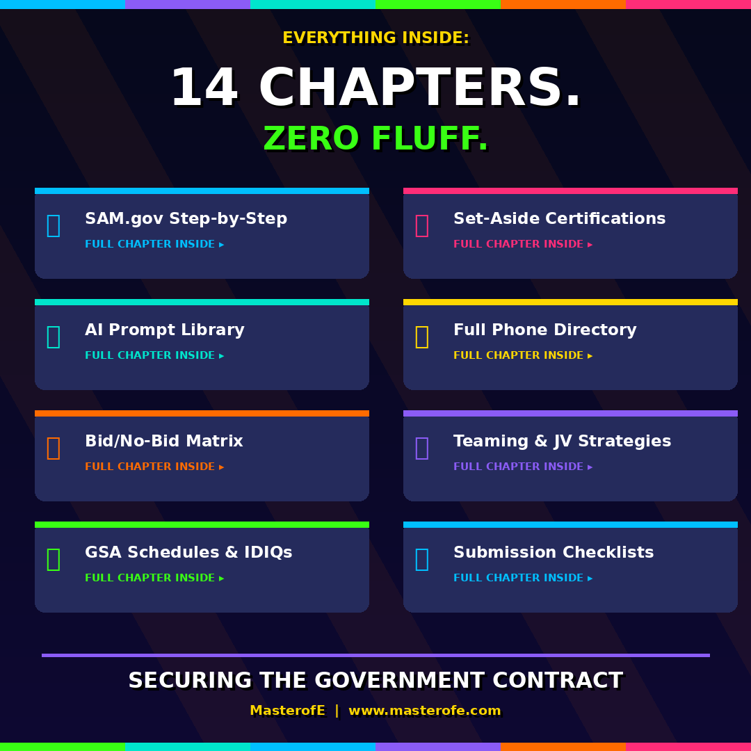 SECURING THE GOVERNMENT CONTRACT
