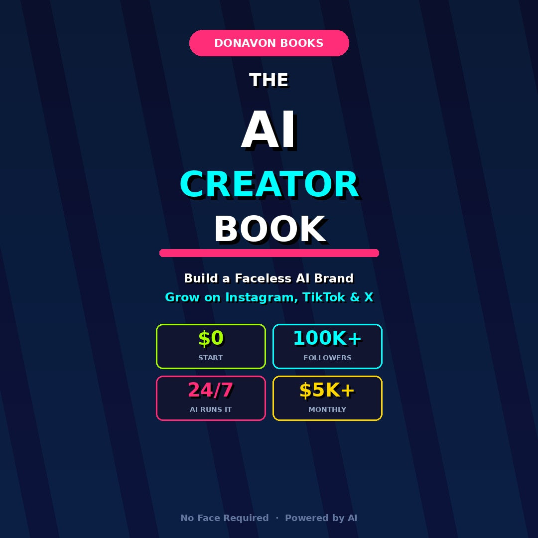 Faceless AI The Complete Guide to Building AI Powered Content and Online Businesses