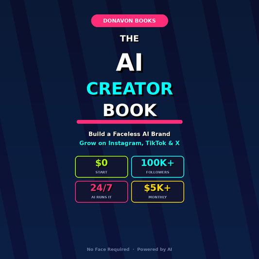 Faceless AI The Complete Guide to Building AI Powered Content and Online Businesses