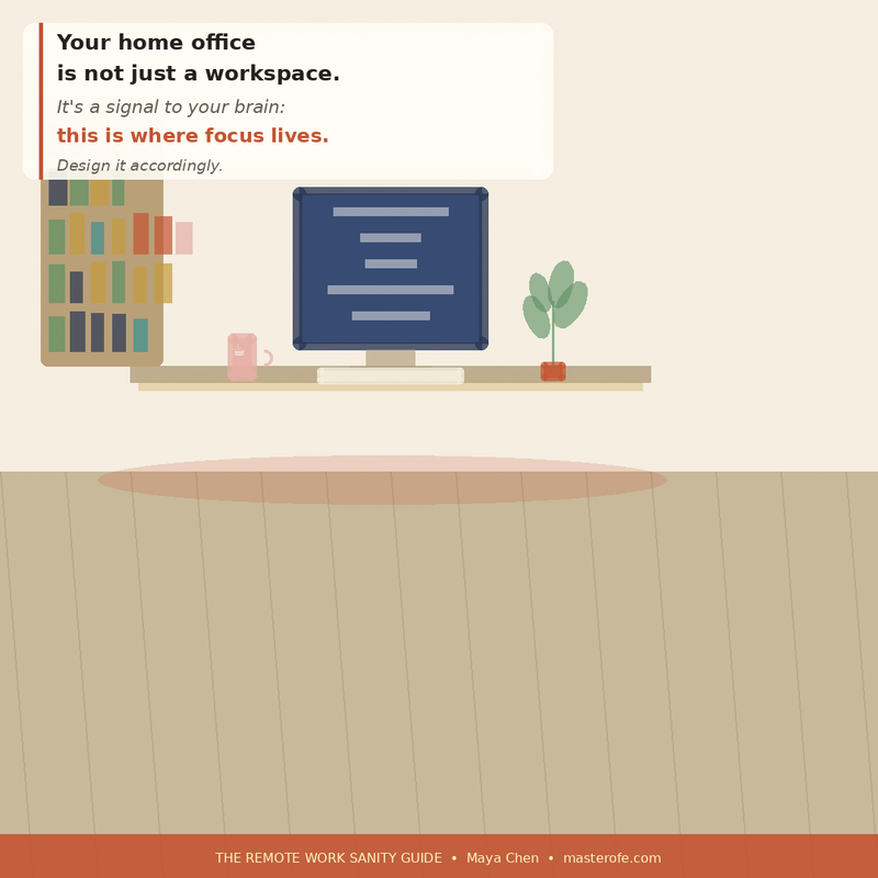Remote Work Sanity – Stay Focused, Productive & Mentally Balanced While Working from Home