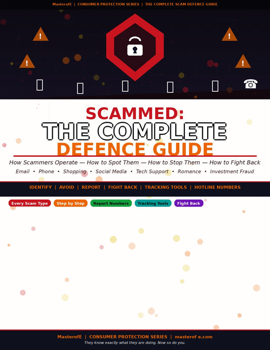 Scams – How Fraud Works, How to Spot It & How to Protect Yourself Online and Offline