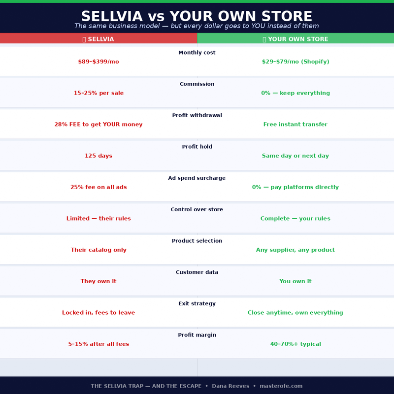 Sellvia Trap & The Escape – The Truth Behind Ecom Platforms & Building Independent Online Stores