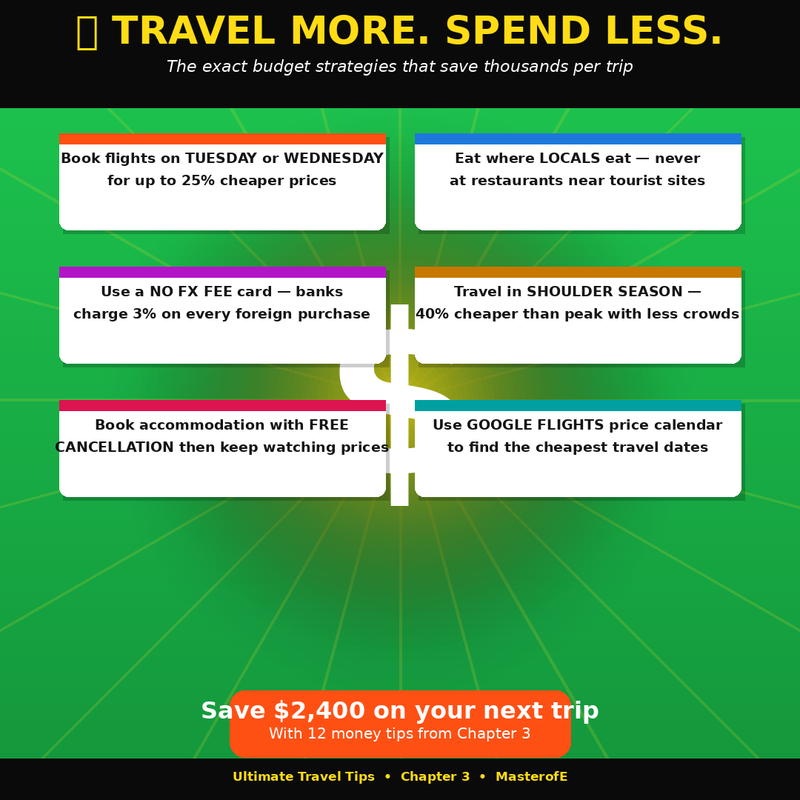 Ultimate Travel Tips: The Complete Guide to Smarter, Cheaper & Stress-Free Travel