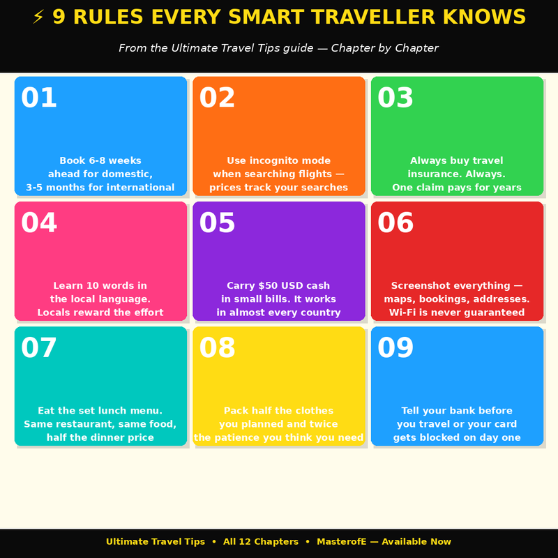 Ultimate Travel Tips: The Complete Guide to Smarter, Cheaper & Stress-Free Travel