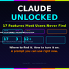 CLAUDE UNLOCKED – Master Hidden AI Power, Advanced Prompting & High-Performance Workflows with Claude