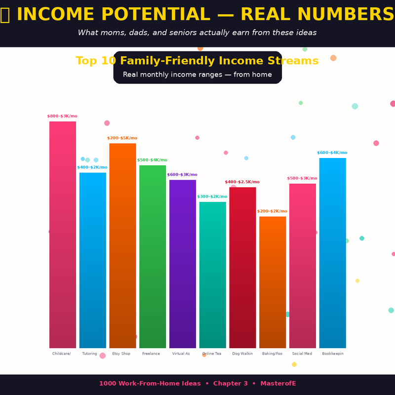 1000 Proven Work-From-Home Ideas for Moms, Dads, & Seniors